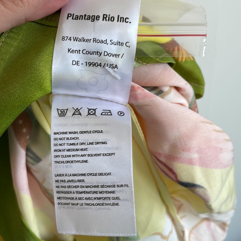 NWT - FARM Rio Double Scarves Pastel Midi Dress - Picture 10 of 11